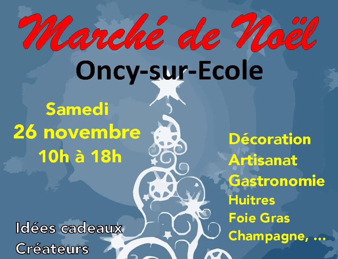 affiche Noel Oncy 2022 paysage | Mairie d'oncy-sur-ecole