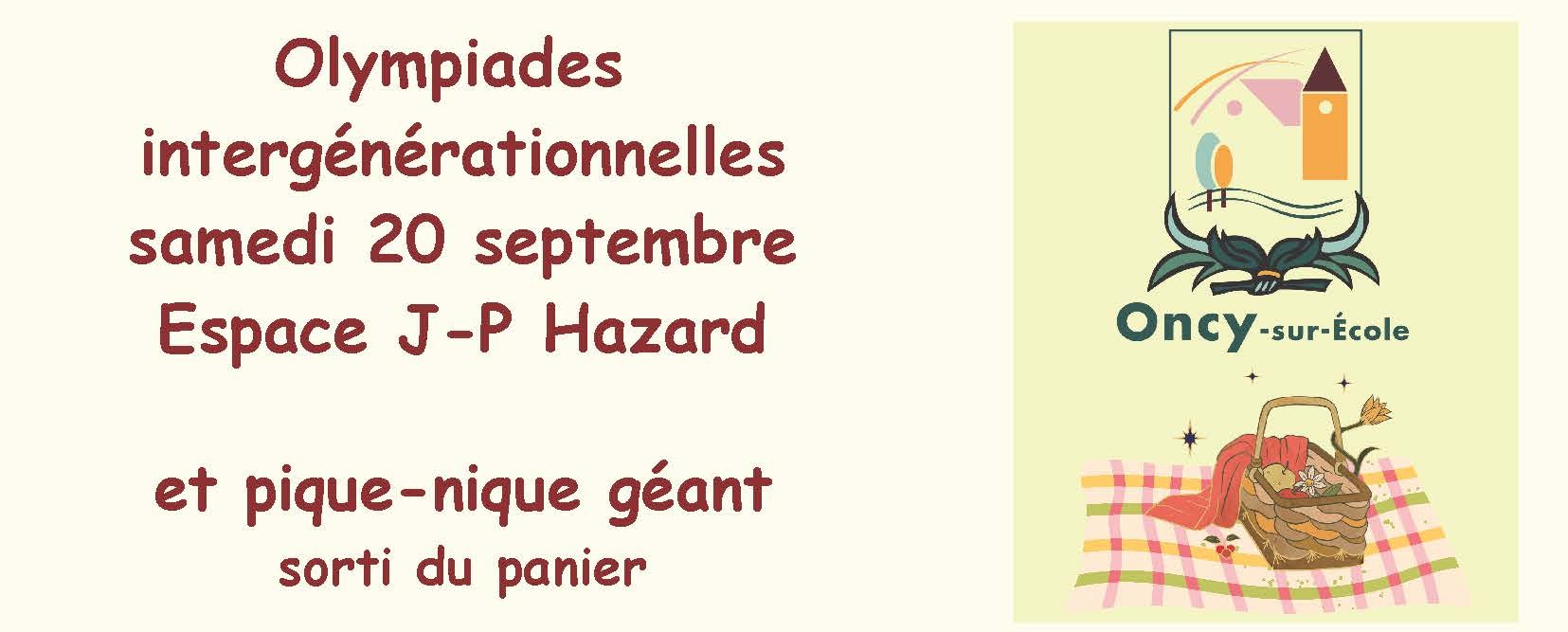 olympiades paysage | Mairie d'oncy-sur-ecole